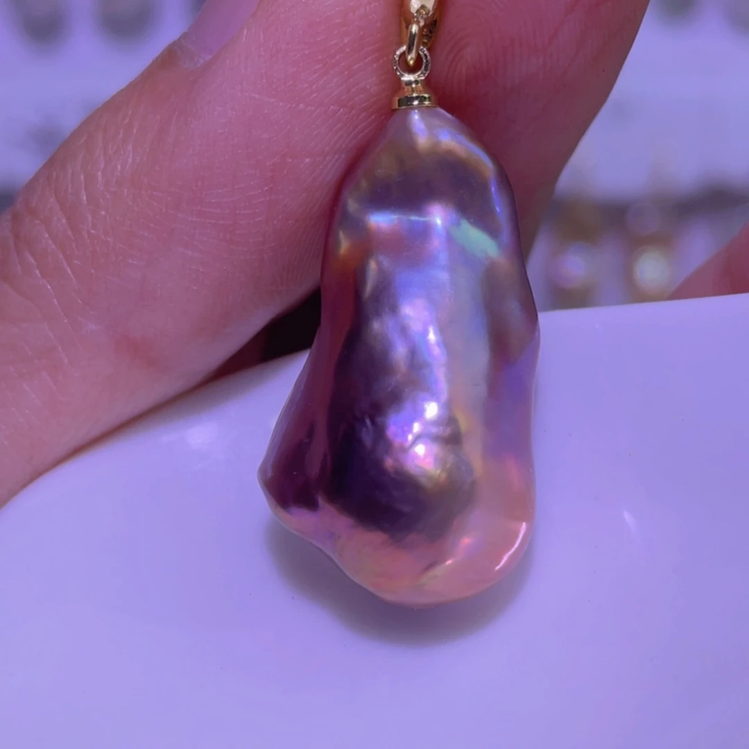 未镶嵌天然淡水珍珠吊坠淡水珍珠