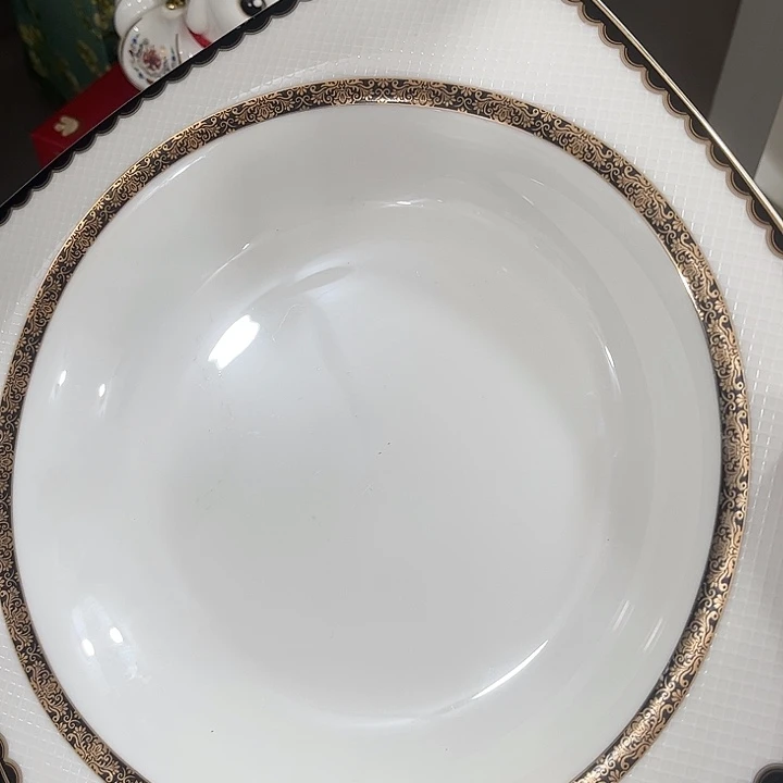 瓷片微瑕骨瓷特惠盘两个