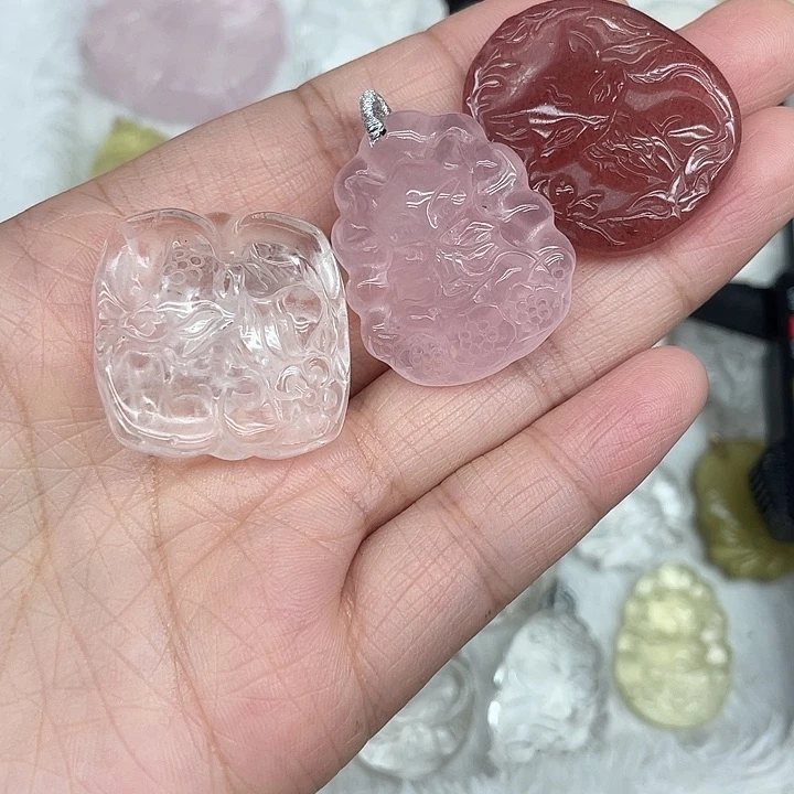 紫晶配件吊坠银S925镶嵌