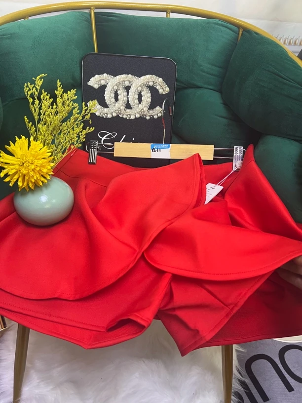 秋冬大码显瘦鹿皮绒A字外穿百搭短裤裙女