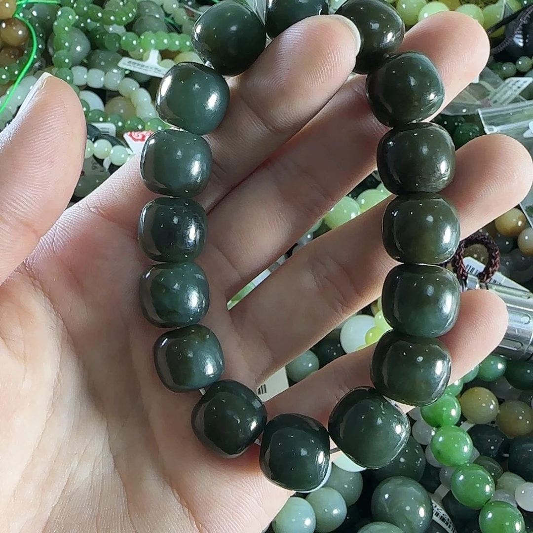 和田玉手链未镶嵌428