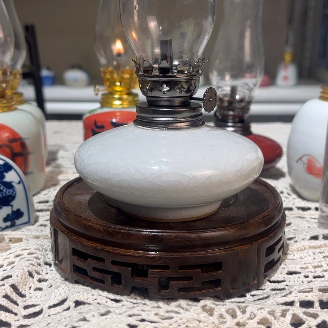 摆件景德镇陶瓷香薰灯