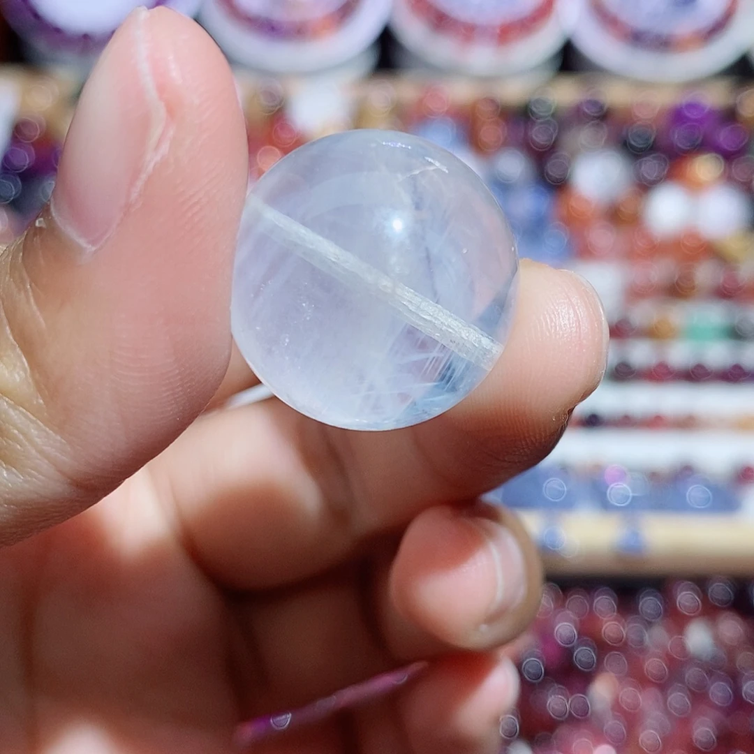 珠宝半成品未镶嵌水晶蓝针单珠