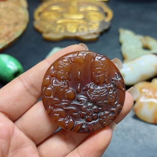 吊坠紫金钵盂菩提