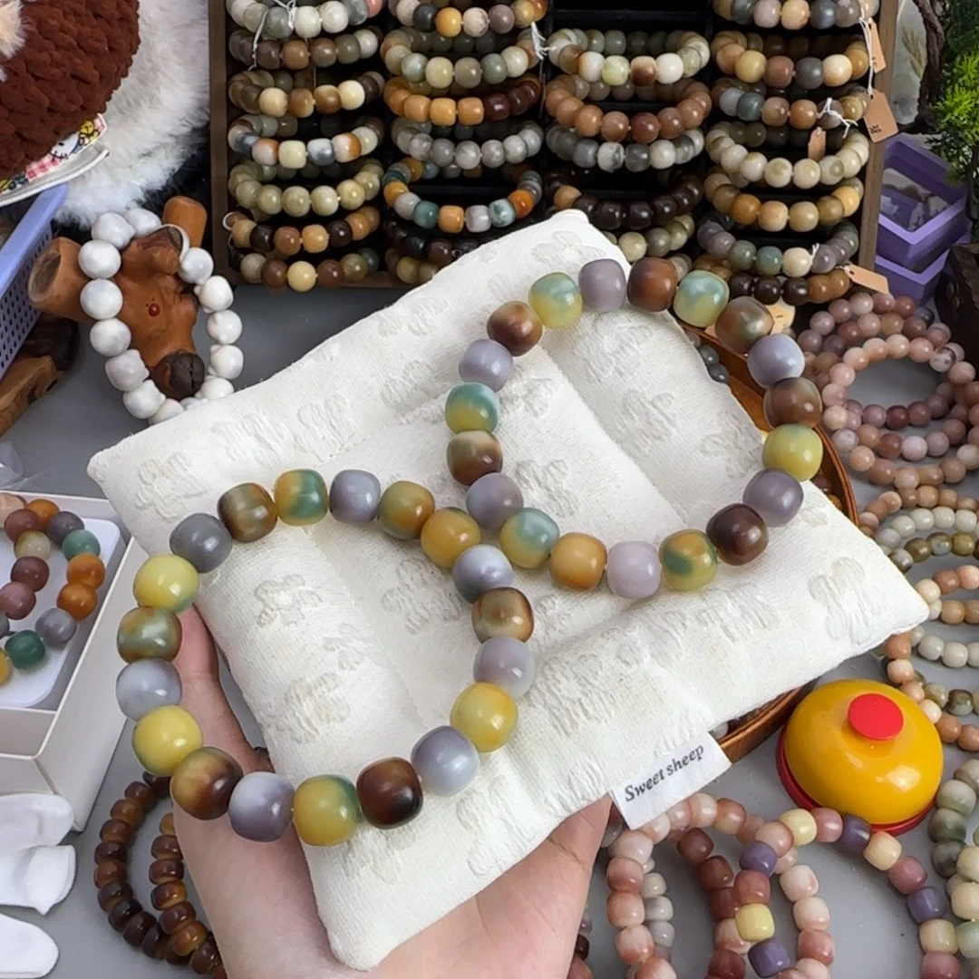 白玉菩提吊坠干磨  松间月