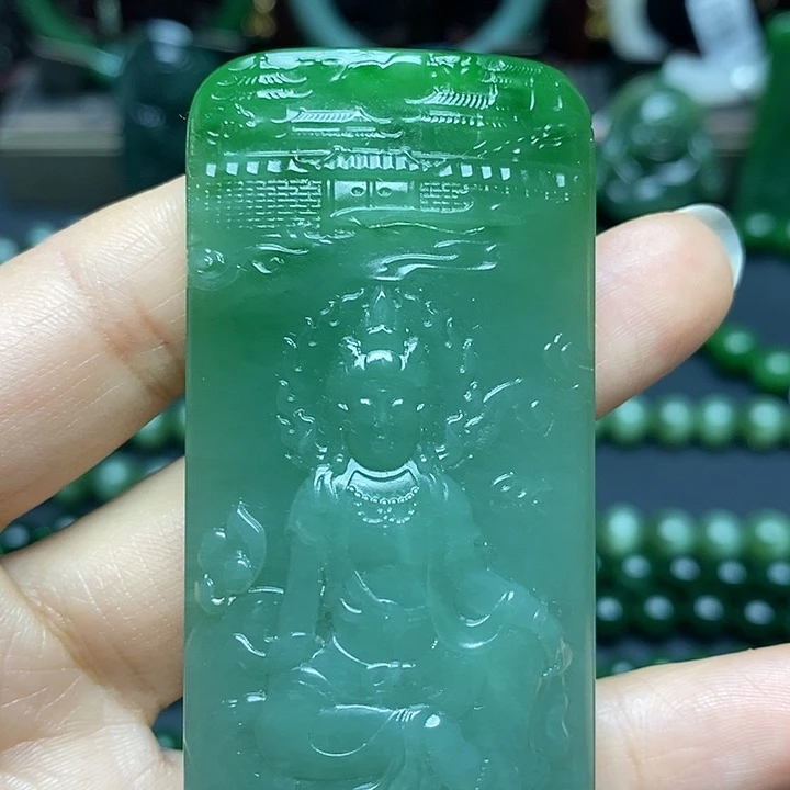 和田玉吊坠未镶嵌福*昌