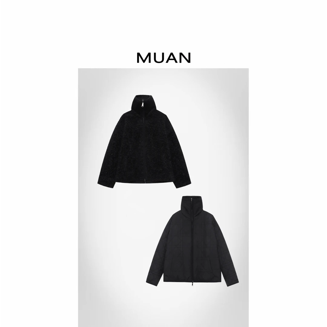 木岸MUAN：《奥地利棉服》定制百搭1066克两面穿长袖外套女D-JD-8392