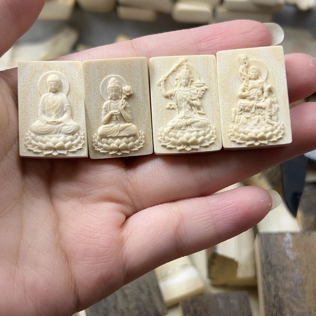 猛犸象牙手串/手链/手镯猛犸原材料边角料大块料