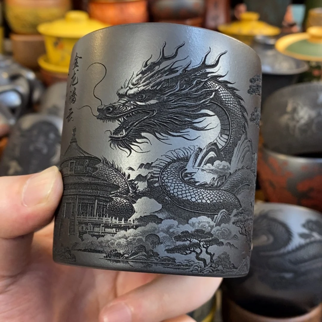 宜兴全手工紫砂杯