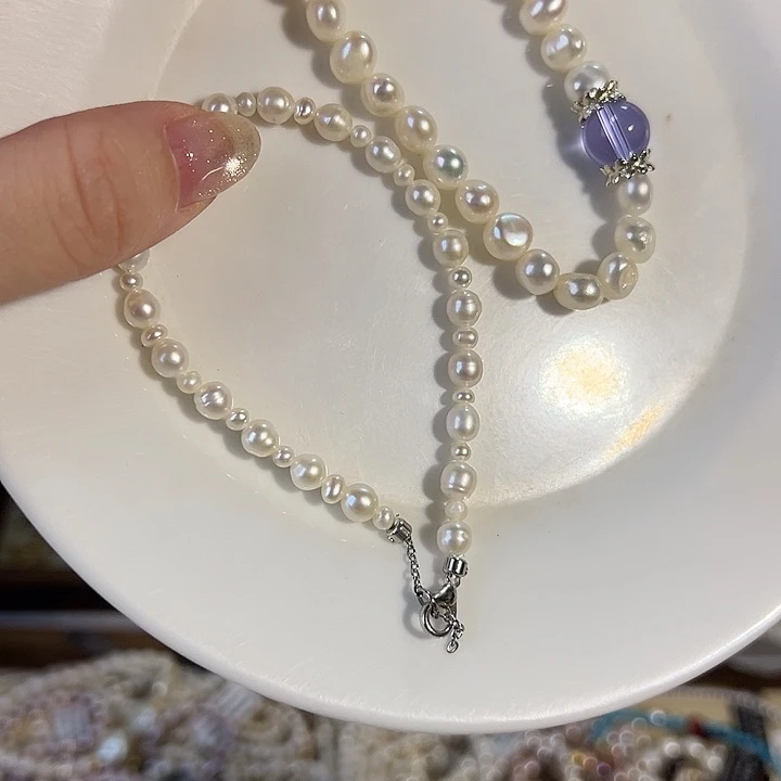 银S925镶嵌淡水珍珠设计款珠宝首饰