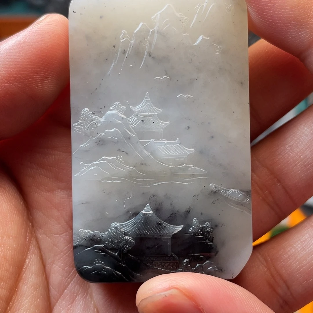 和田玉未镶嵌吊坠(不含链)