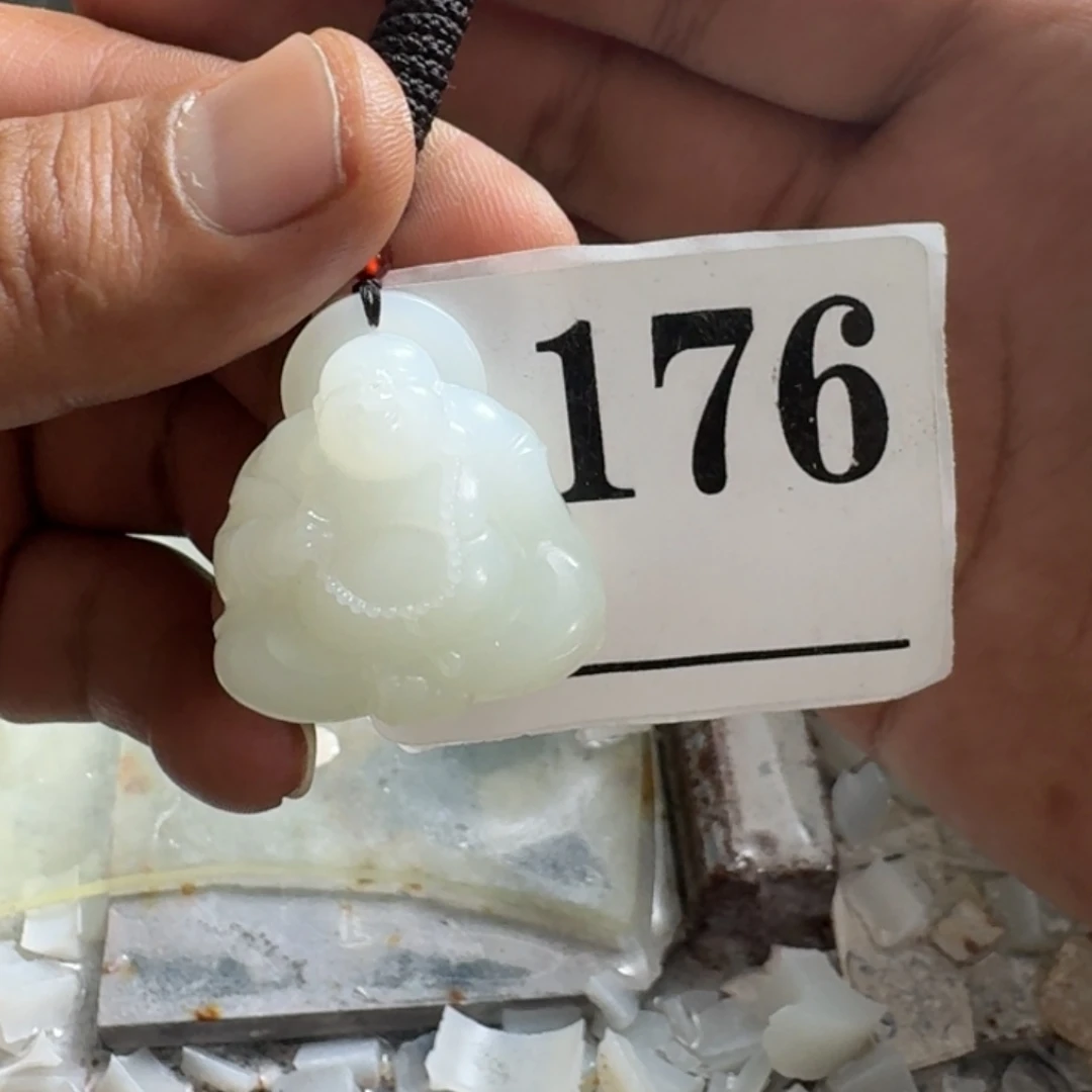 和田玉未镶嵌手链芭莎料佛公