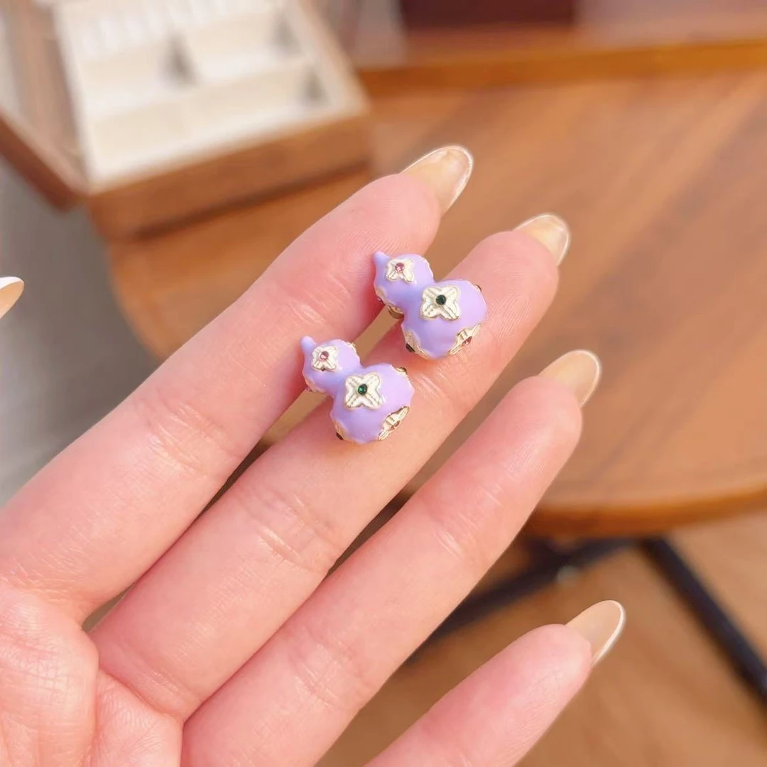 铜合金合成锆石耳饰 CC9486  高定系列  耳环