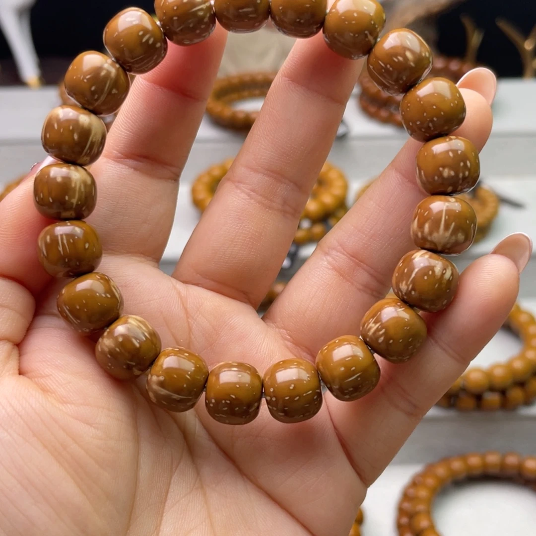 紫金鼠手串紫金鼠实心老邢花皮11