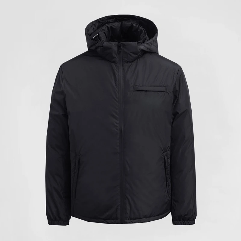 9016梅西同款90绒燕尾服可拆卸帽羽绒服