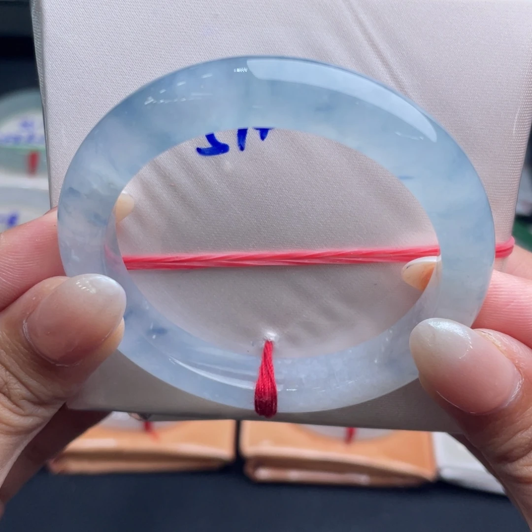 翡翠未镶嵌手镯16号