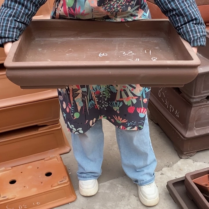 紫砂花盆自己看着办就行