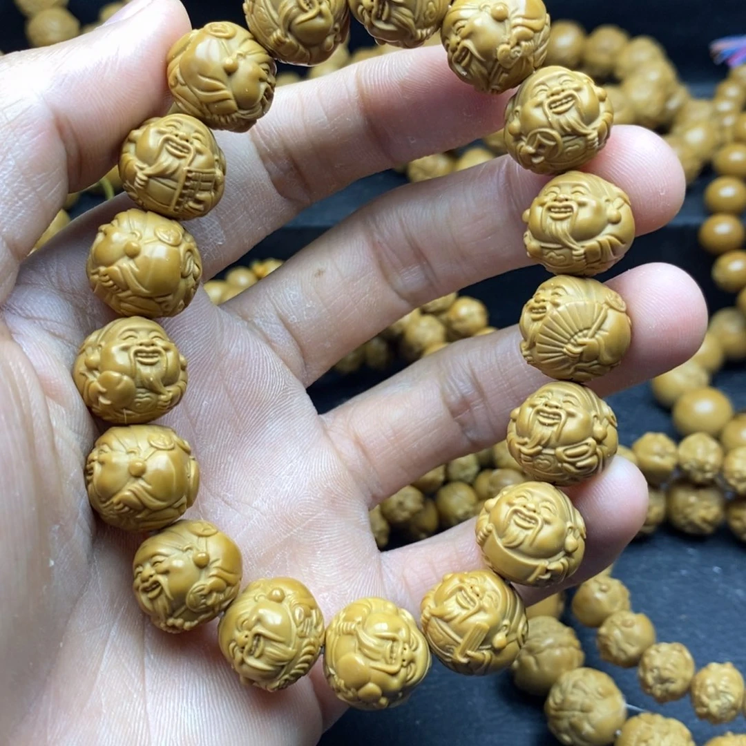 猴头核桃吊坠多宝财神