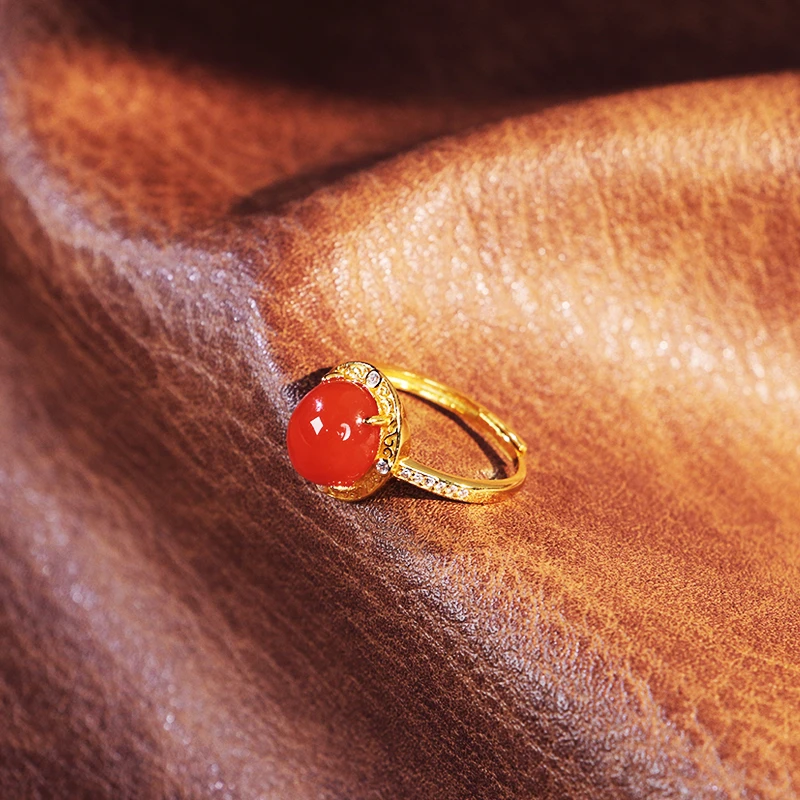 【晶锐珠宝推荐】南红戒指（ 多样性发其一）