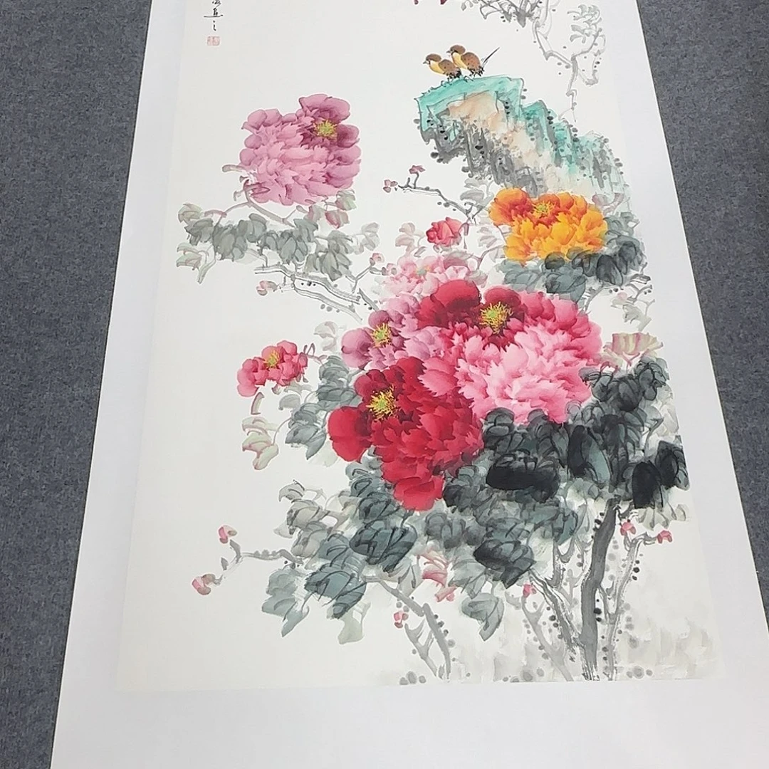 国画138*70纯手绘刘亦凌