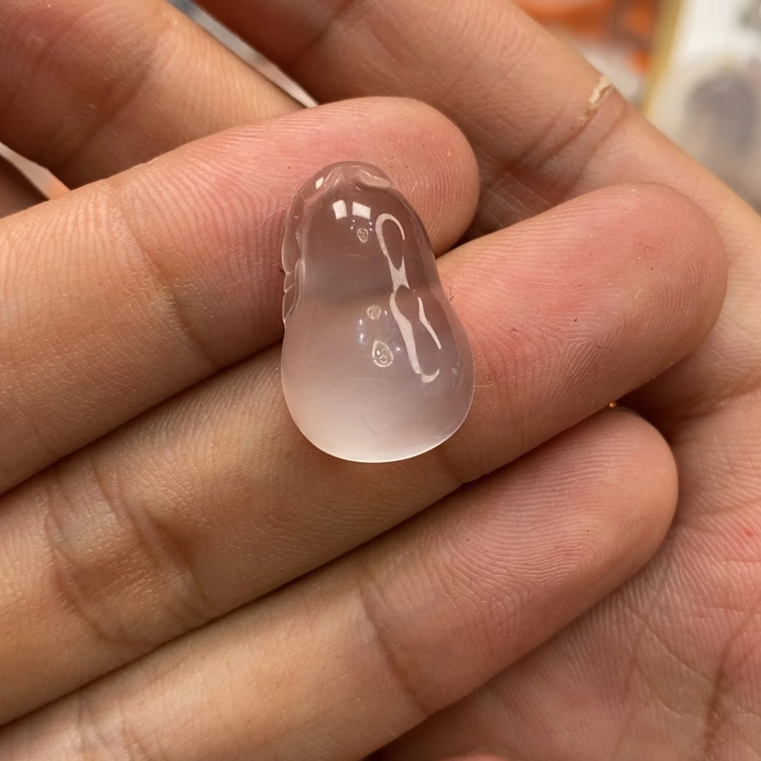 原***呀石英质玉合金吊坠(不含链)福瓜