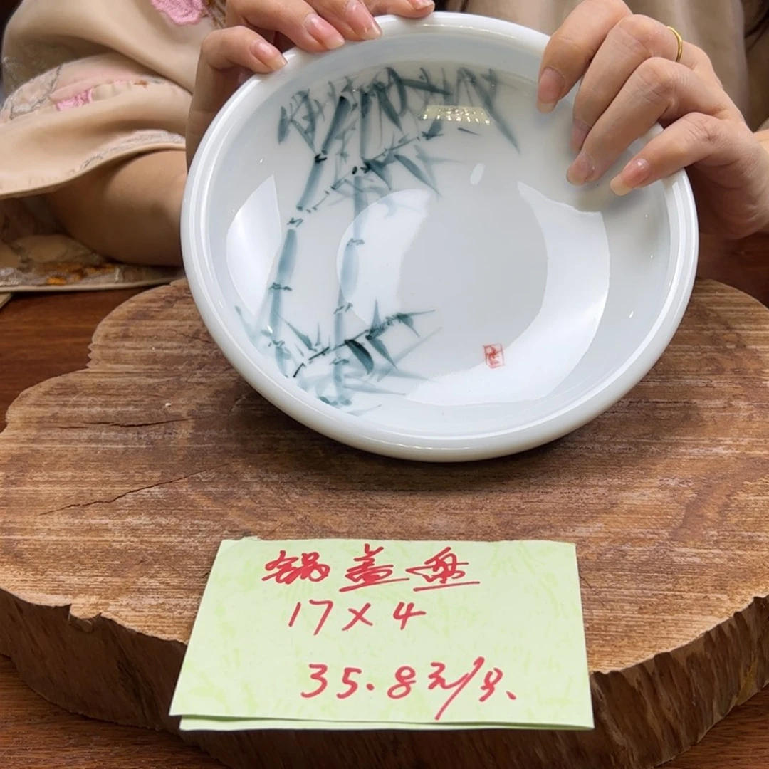 瓷片景德镇陶瓷手工手绘制作