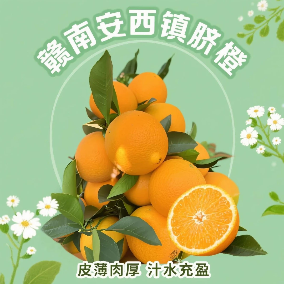 正宗江西赣南脐橙新鲜现摘产地直发橙香味橙子赣南脐橙10斤装薄皮