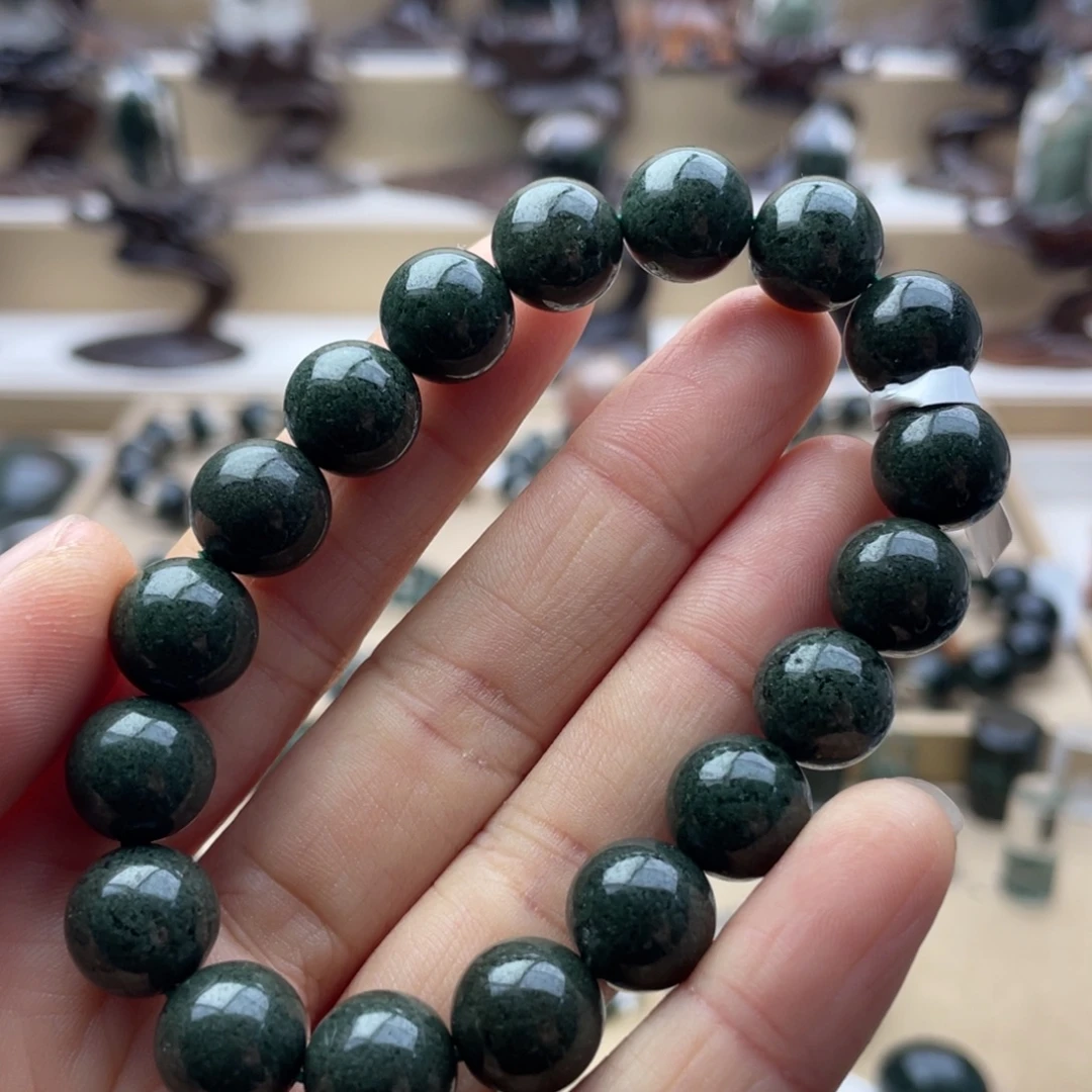 未镶嵌水晶手链绿幽灵满盆手串