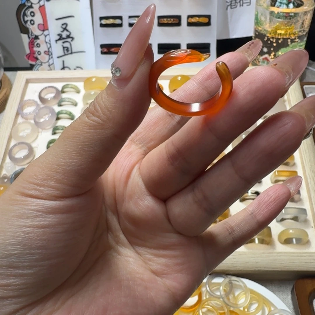 未镶嵌戒指玛瑙/玉髓789港20