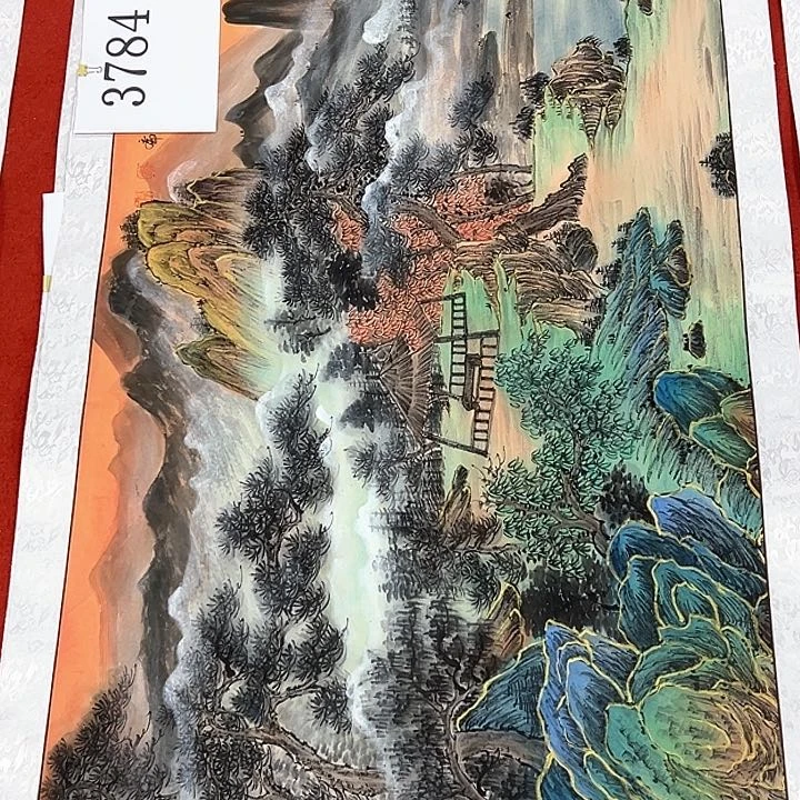 国画新年快乐新号加油