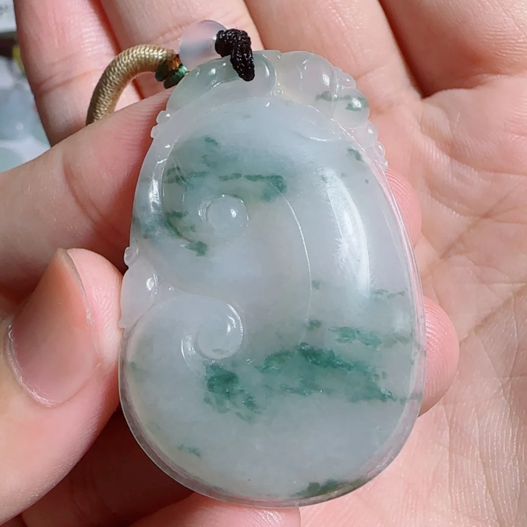 翡翠未镶嵌吊坠(不含链)如意