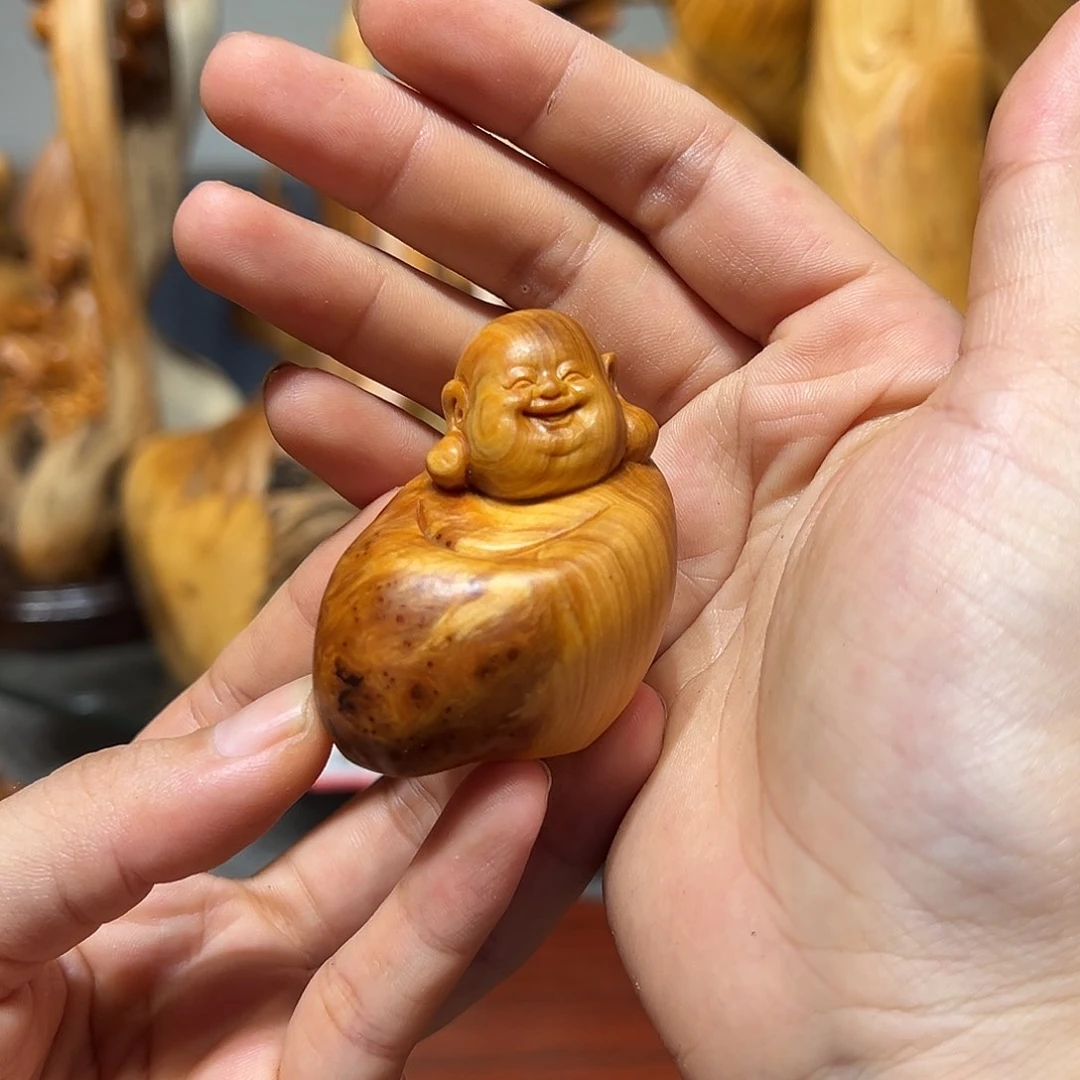 柏木崖柏木手把件摆件