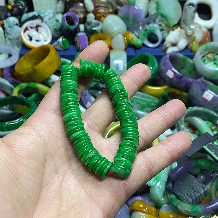 颈饰未镶嵌翡翠缅甸翡翠首饰配饰