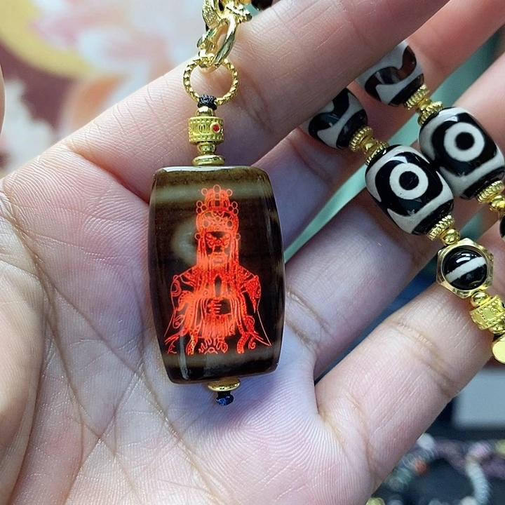 玛瑙/玉髓合金颈饰