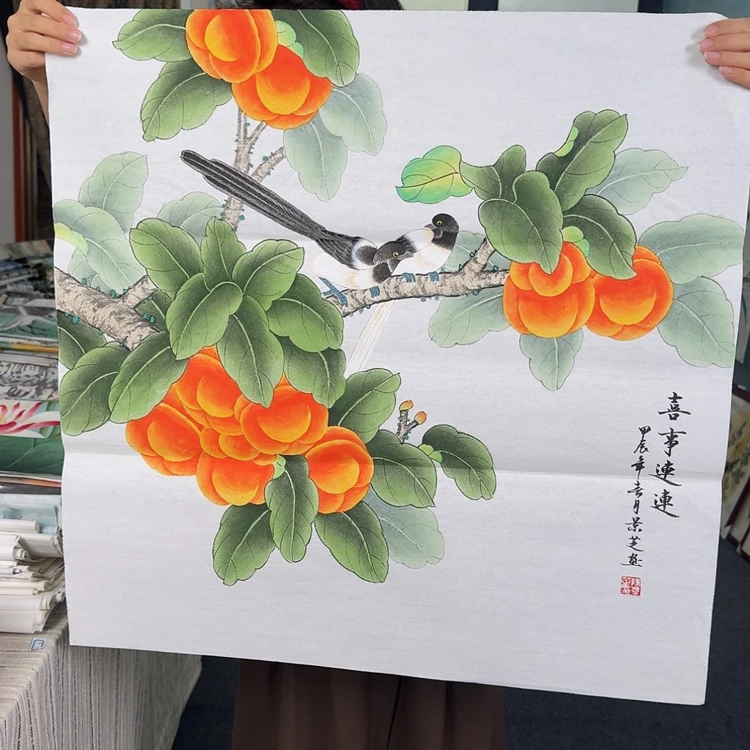 纯手绘的国画作品