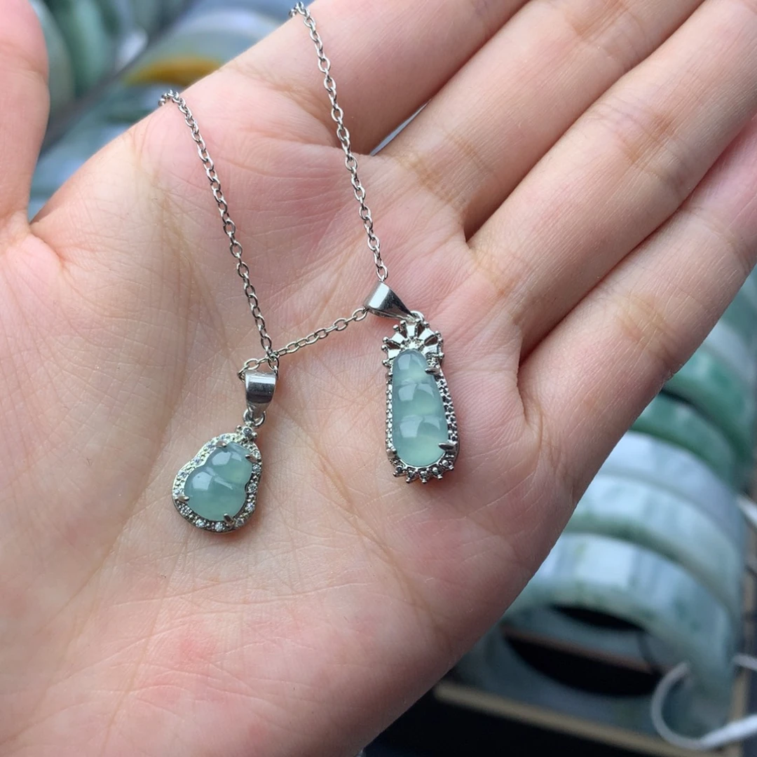 颈饰未镶嵌翡翠多样性发一件