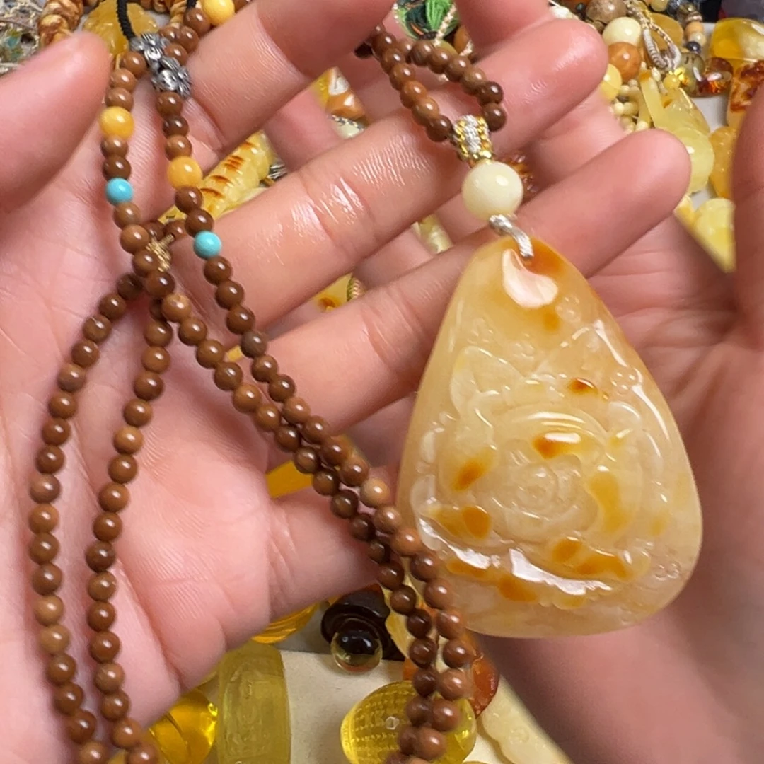 蜜蜡未镶嵌裸石蜜蜡