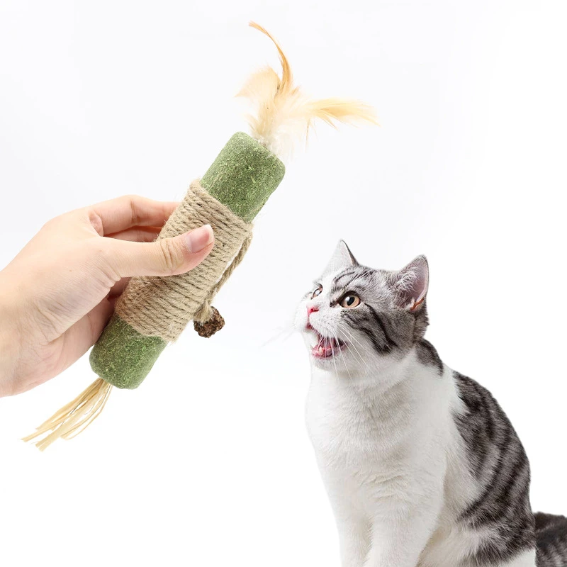 猫猫玩具巨无霸猫薄荷棒木天蓼棒猫咪自嗨啃咬磨牙洁齿逗猫棒玩具