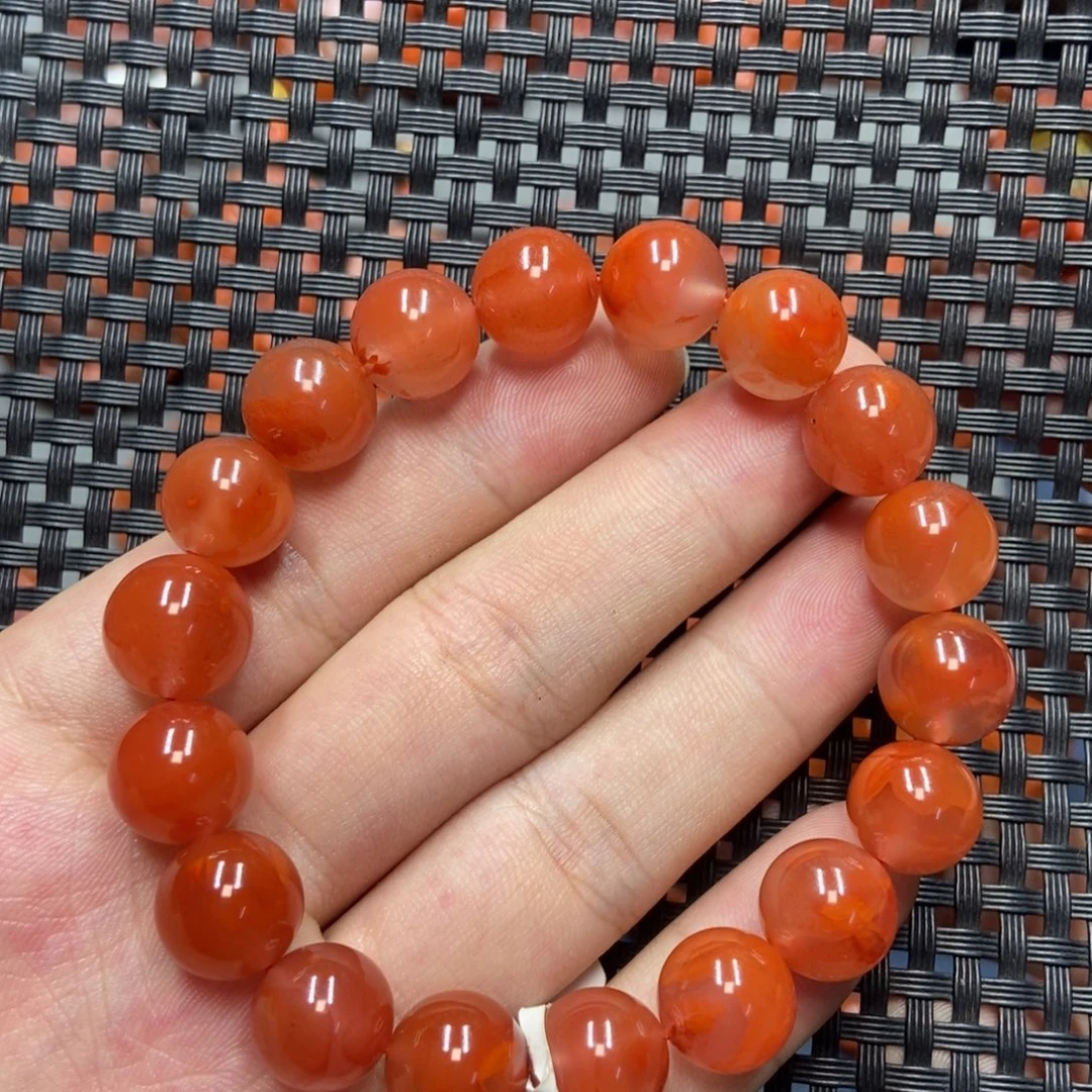 南红玛瑙未镶嵌手串11mm