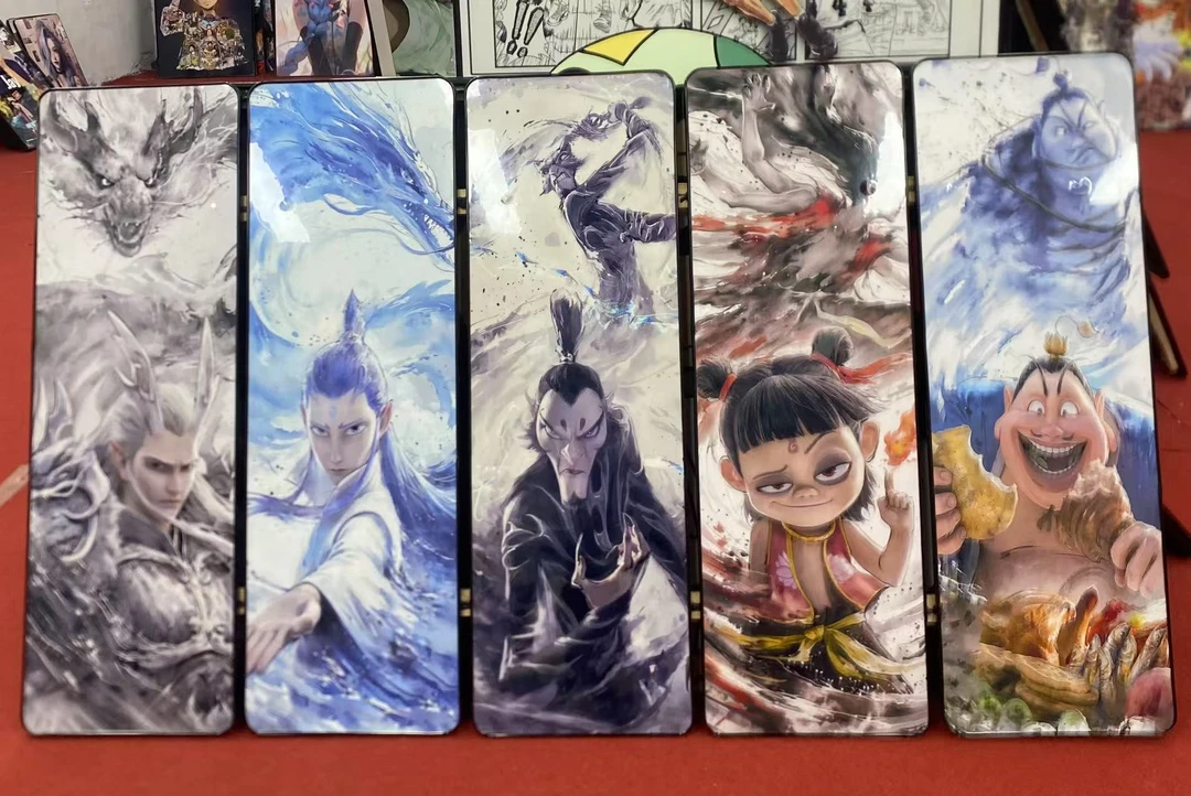 【哪吒五连】2025新款现代卧室客厅装饰画60*100pvc