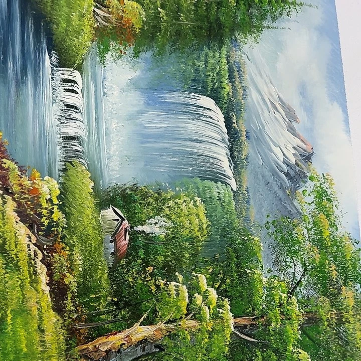 油画恭喜嘻嘻仔仔细细