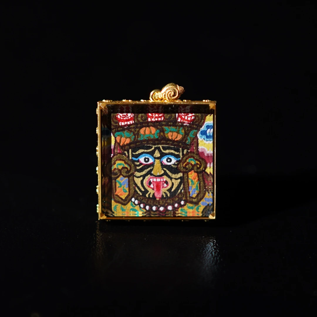 【佩洁】唐卡扎基*吊坠*18k金镶嵌