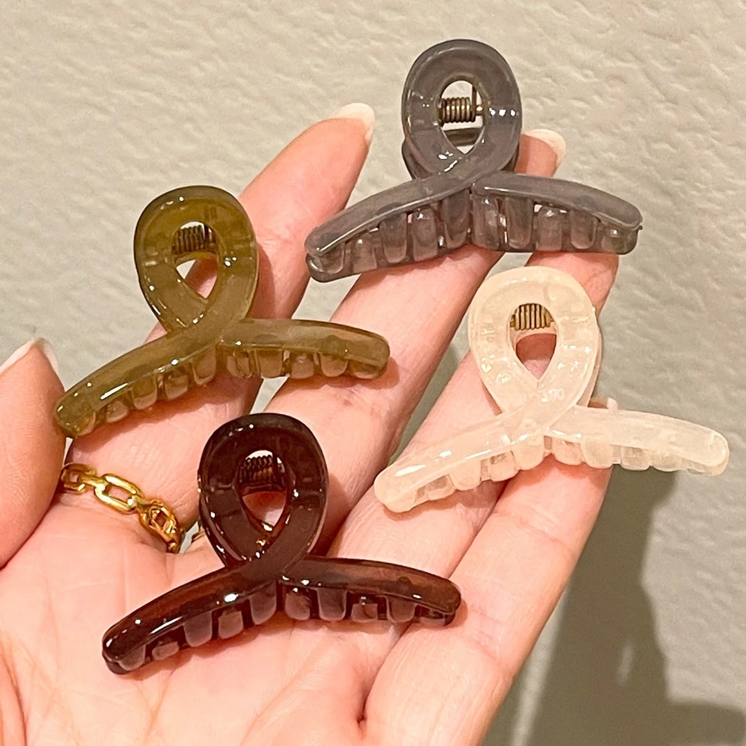 2个装小号韩式发卡绿色夹子头饰发夹女夏季刘海刘海夹子前额