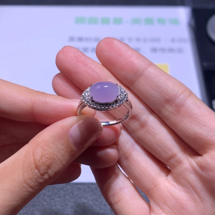 翡翠18K金镶嵌挂件