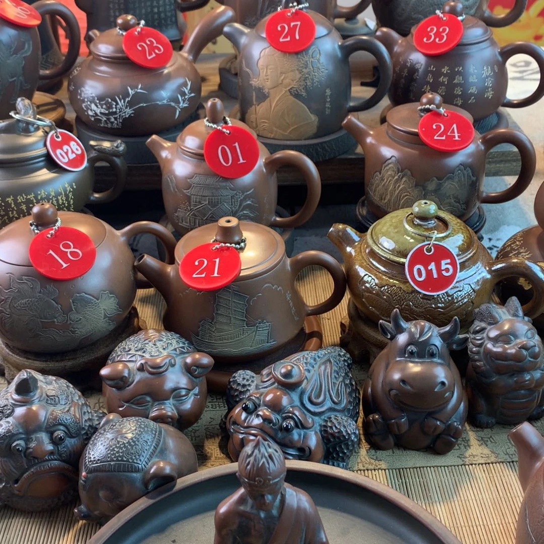 等***我坭兴陶手工茶宠大圣