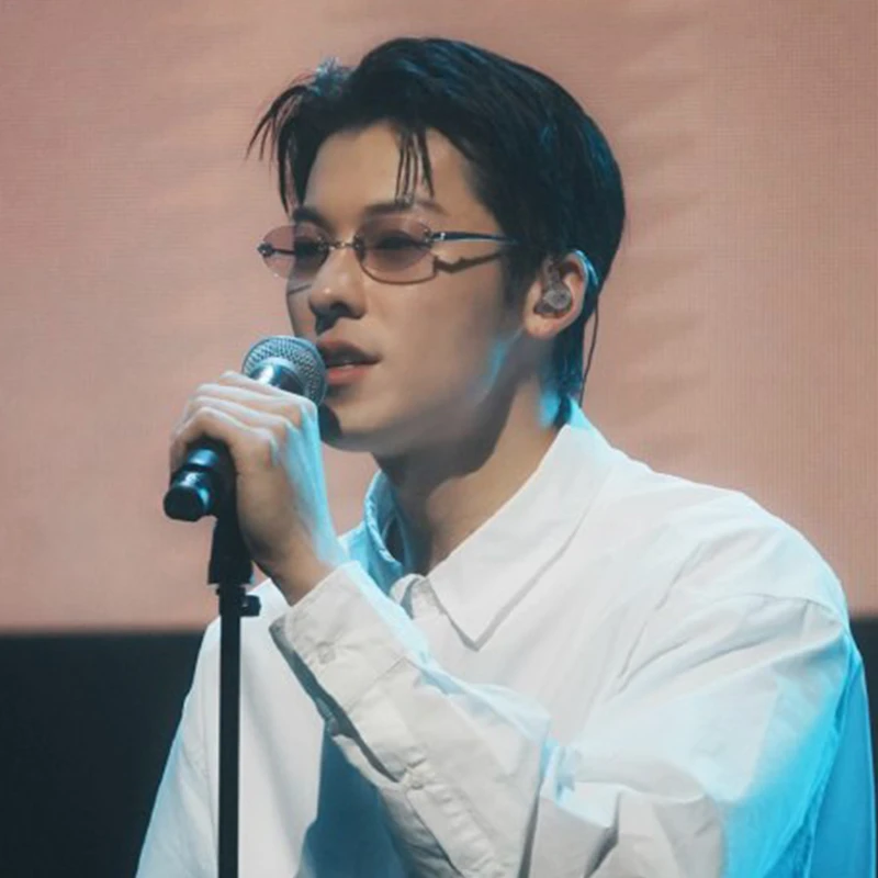 许光汉同款无框墨镜韩版无边框Y2K太阳眼镜街拍高级感ins风音乐节