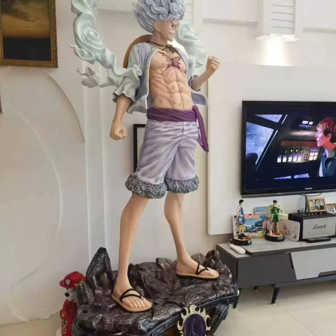 预定 海贼王1/1尼卡路飞 五档路飞雕像模型 高2.39米