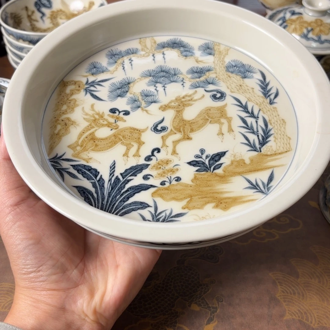 摆件景德镇手绘茶器