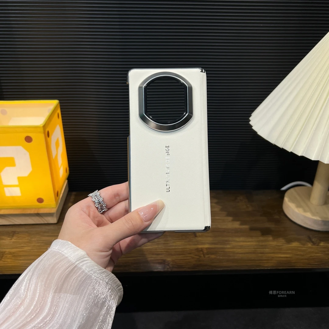 适用于华为matex7折叠屏手机壳双中轴x7保护套真皮款后壳防摔网红