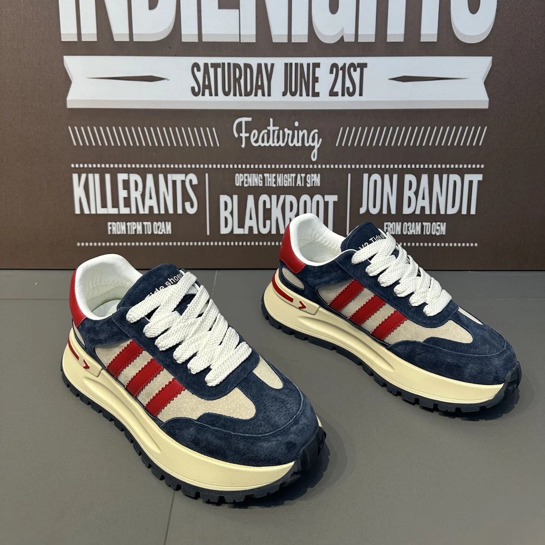 【沐风潮鞋】单棉同款2025冬季时尚百搭新款男士增高厚底休闲男鞋